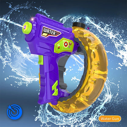 Electric Water Guns for Adults LED Light Automatic Squirt Gun Waterproof Rechargeable Water Toy Guns For Kids Outdoor Gift