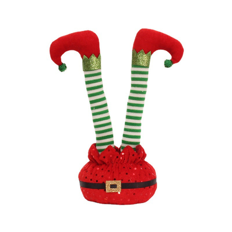 Christmas Decoration Supplies Inverted Elf Legs Festival Party Interior Decoration Ornaments