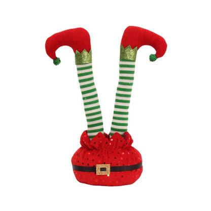 Christmas Decoration Supplies Inverted Elf Legs Festival Party Interior Decoration Ornaments