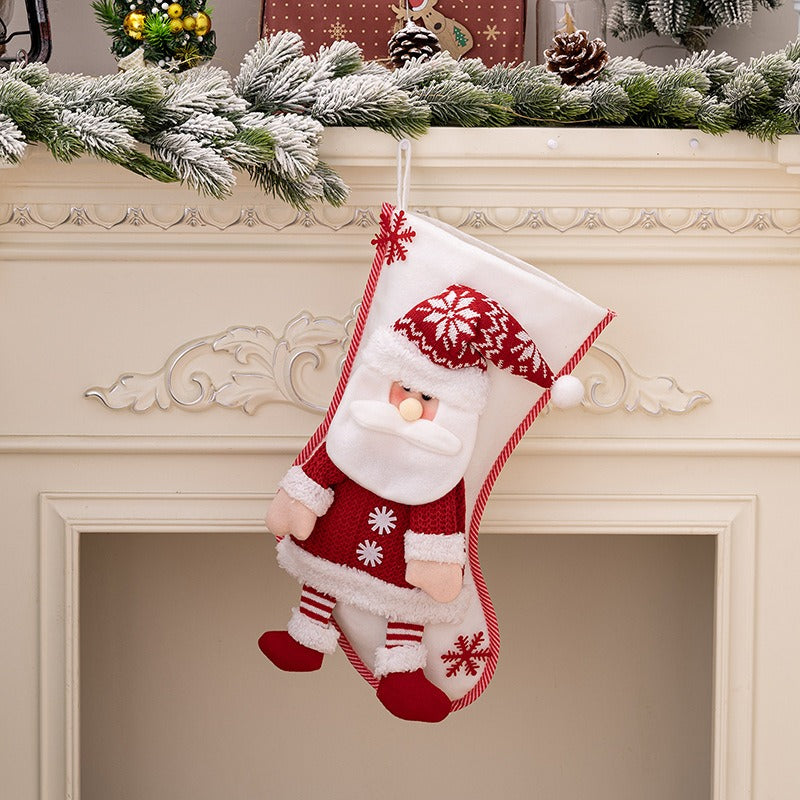 New Christmas Decorative Products Nordic Premium Christmas Socks Elderly Gift Bag Snowman Gift Bag