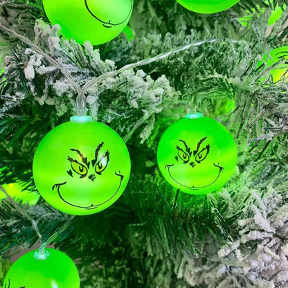 New Grinch Light String LED Halloween Light String Christmas LED Decorative Light