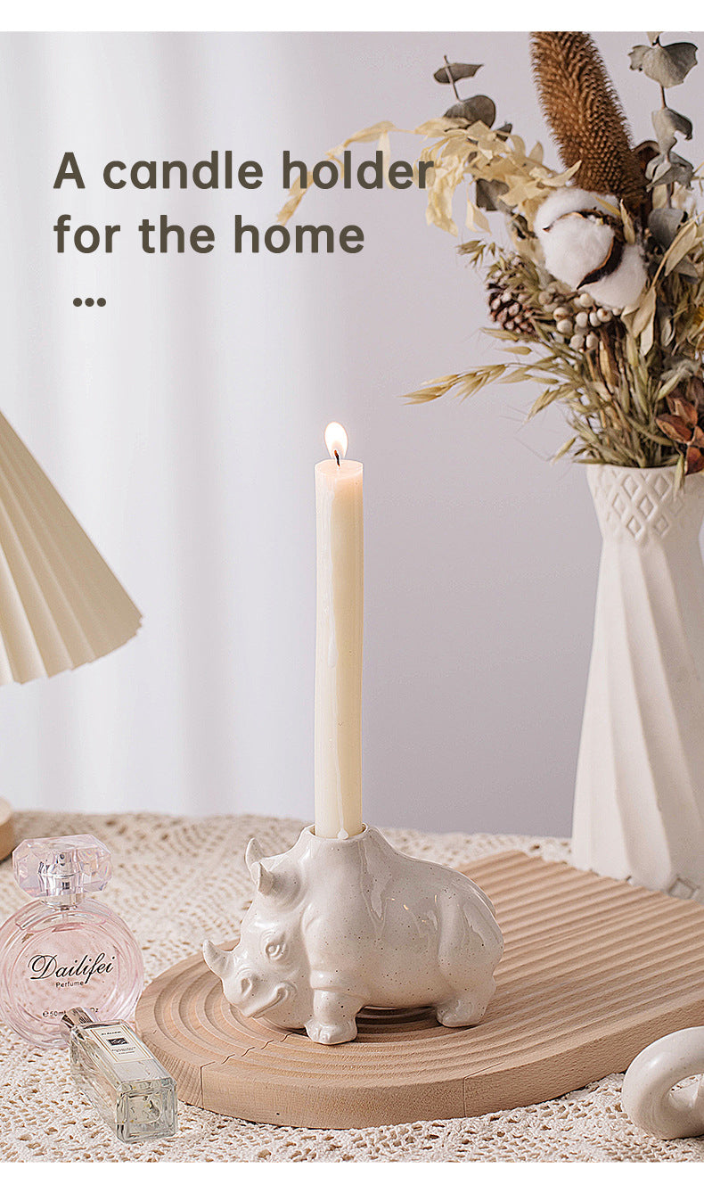 Simple and Elegant Ceramic Aromatherapy Candle Holder Creative Home Decoration Ornaments