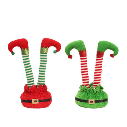 Christmas Decoration Supplies Inverted Elf Legs Festival Party Interior Decoration Ornaments